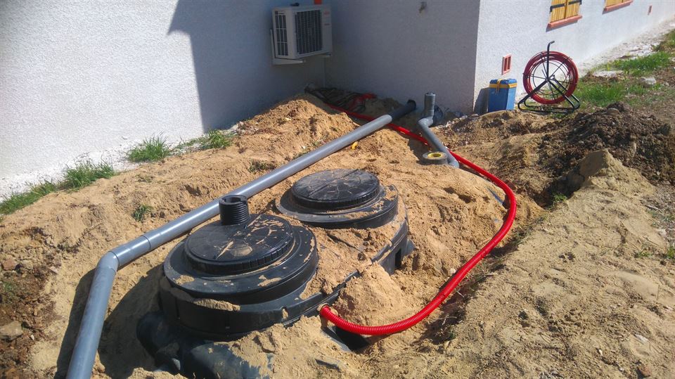 Fosse toutes eaux à Alès